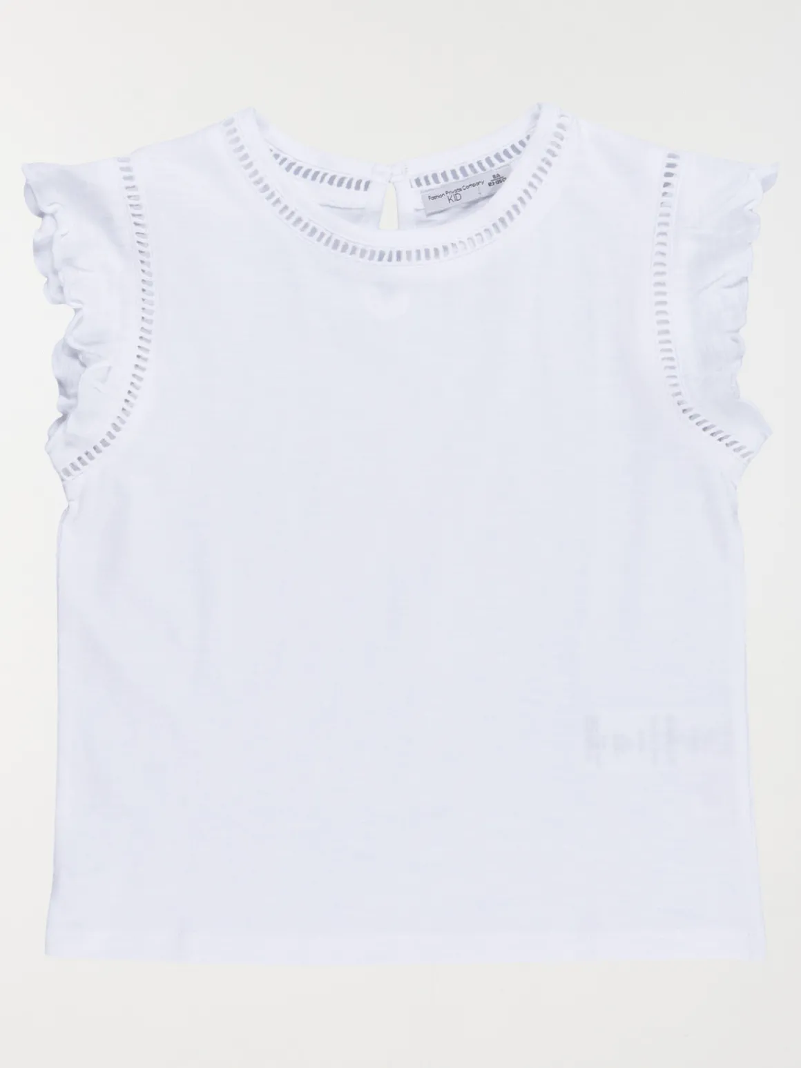 T-shirt manches volantées fille (3-12A)
