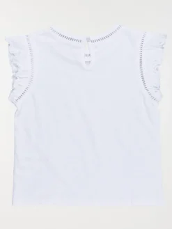T-shirt manches volantées fille (3-12A)