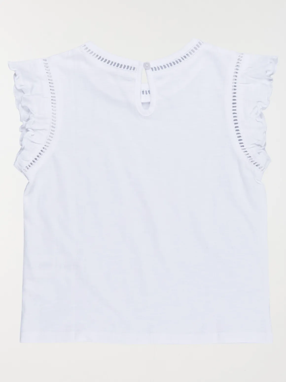 T-shirt manches volantées fille (3-12A)
