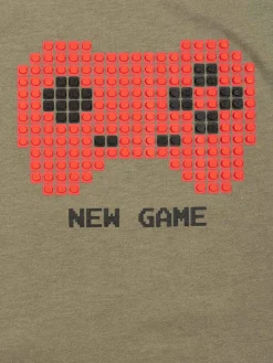 T-shirt manette vidéo garçon (3-8A)