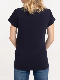 T-shirt maternité marine femme
