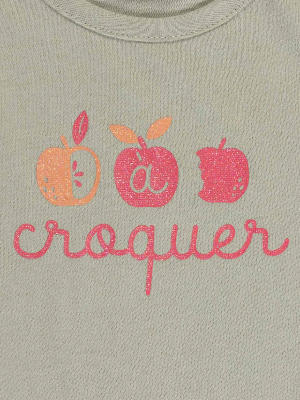 T-shirt message à croquer fille (3-36M)