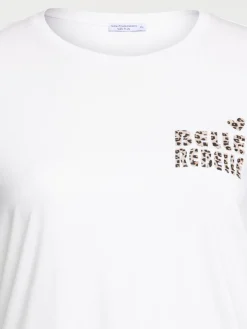 T-shirt message grande taille femme