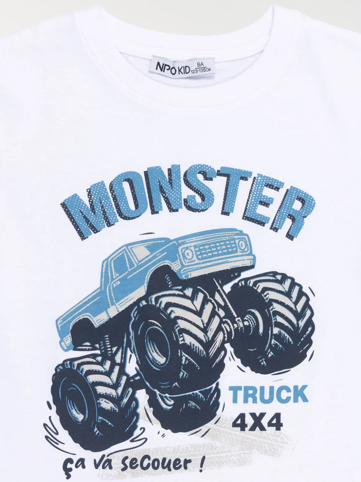 T-shirt monster truck garçon (3-12A)