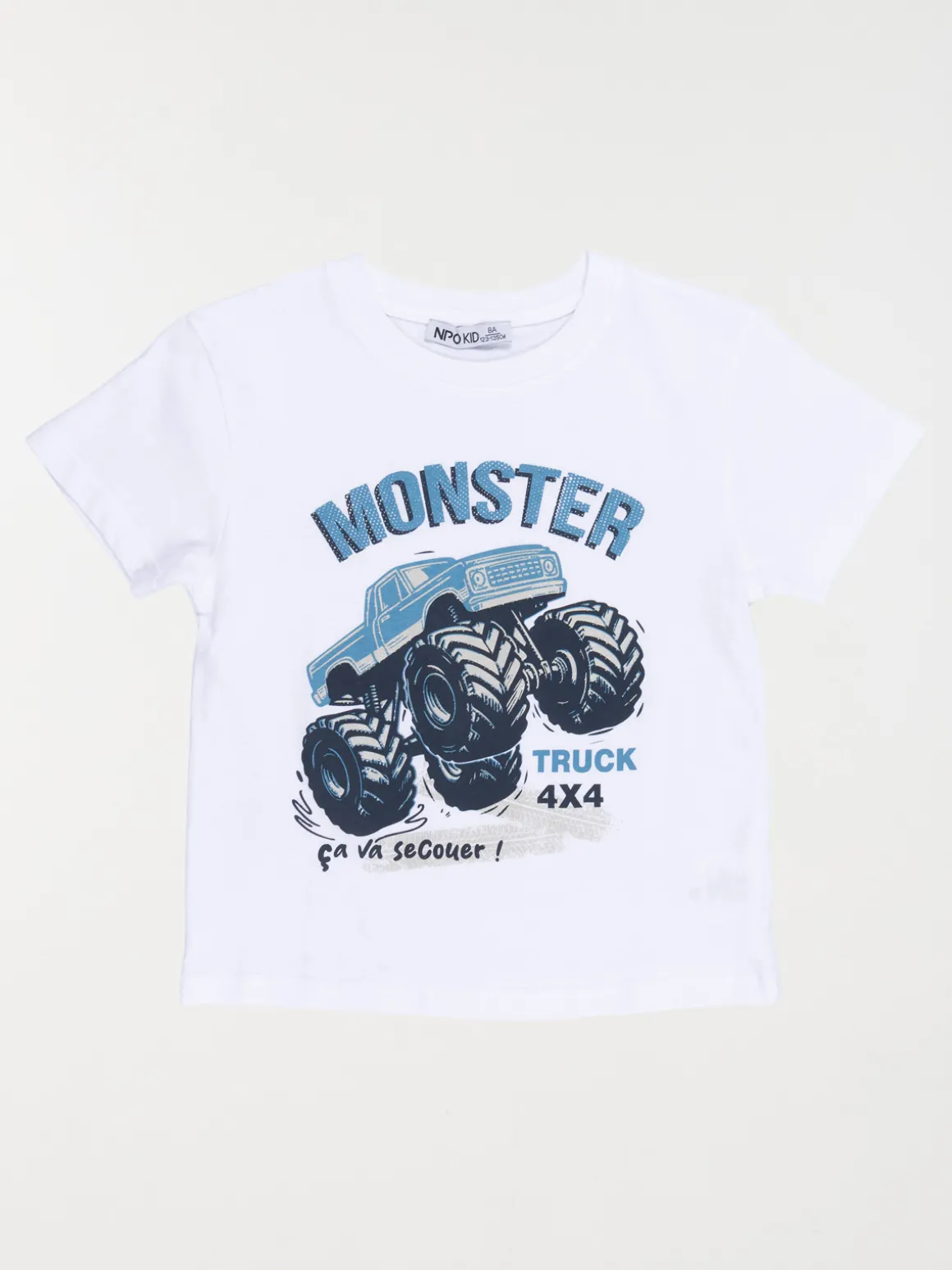 T-shirt monster truck garçon (3-12A)