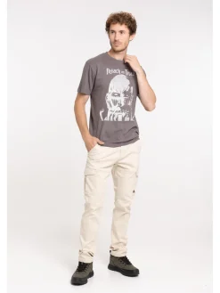 T-shirt motif Attack on titan homme