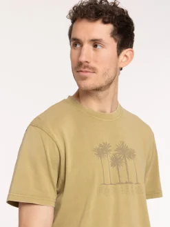 T-shirt motif palmier homme