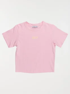 T-shirt motif rose poudre fille (XXS-M)