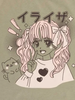 T-shirt motifs asiatiques fille (3-12A)