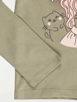 T-shirt motifs asiatiques fille (3-12A)