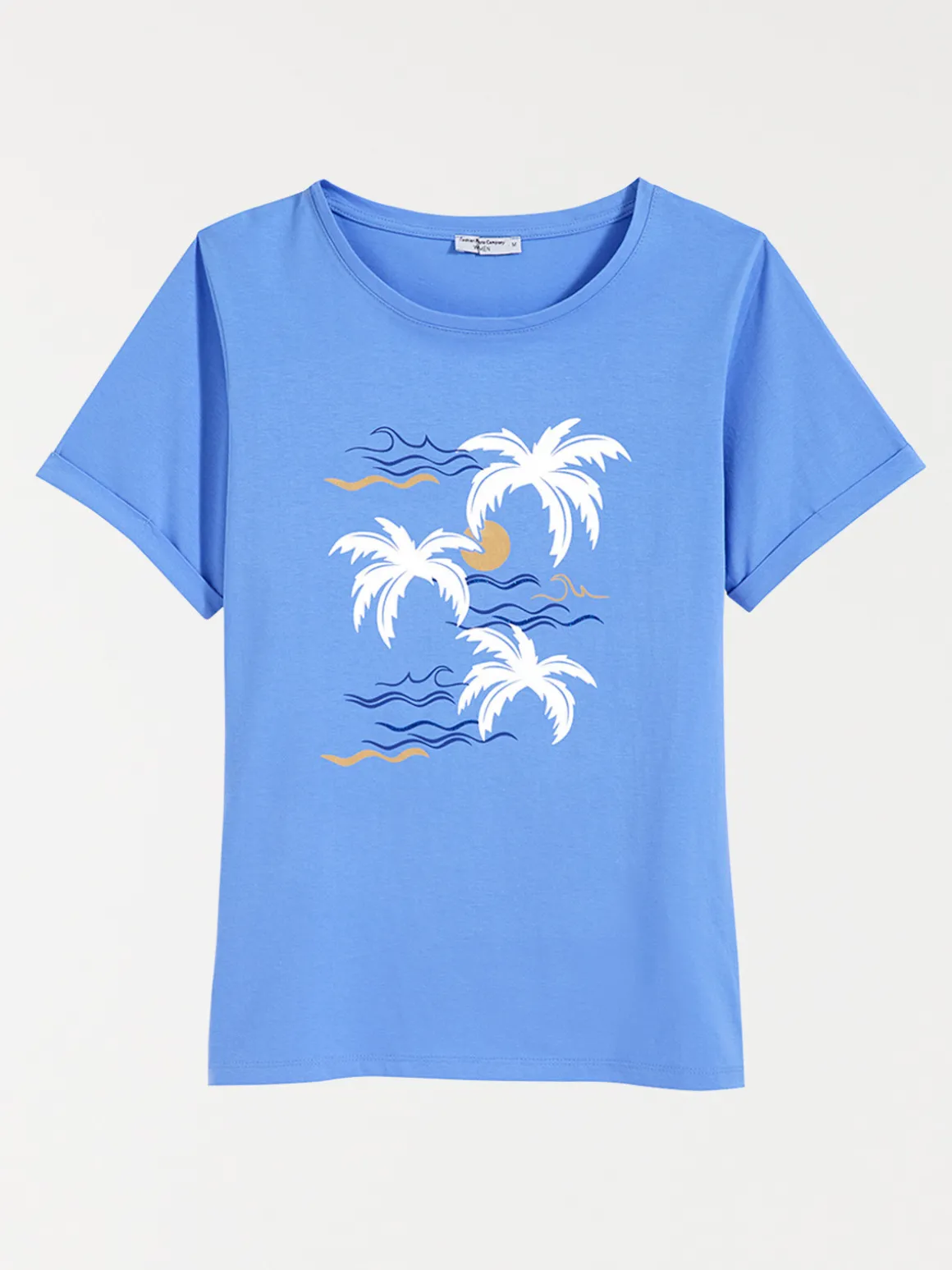 T-shirt motifs brillants femme