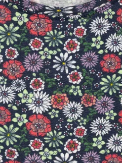T-shirt motifs fleurs fille (3-12A)