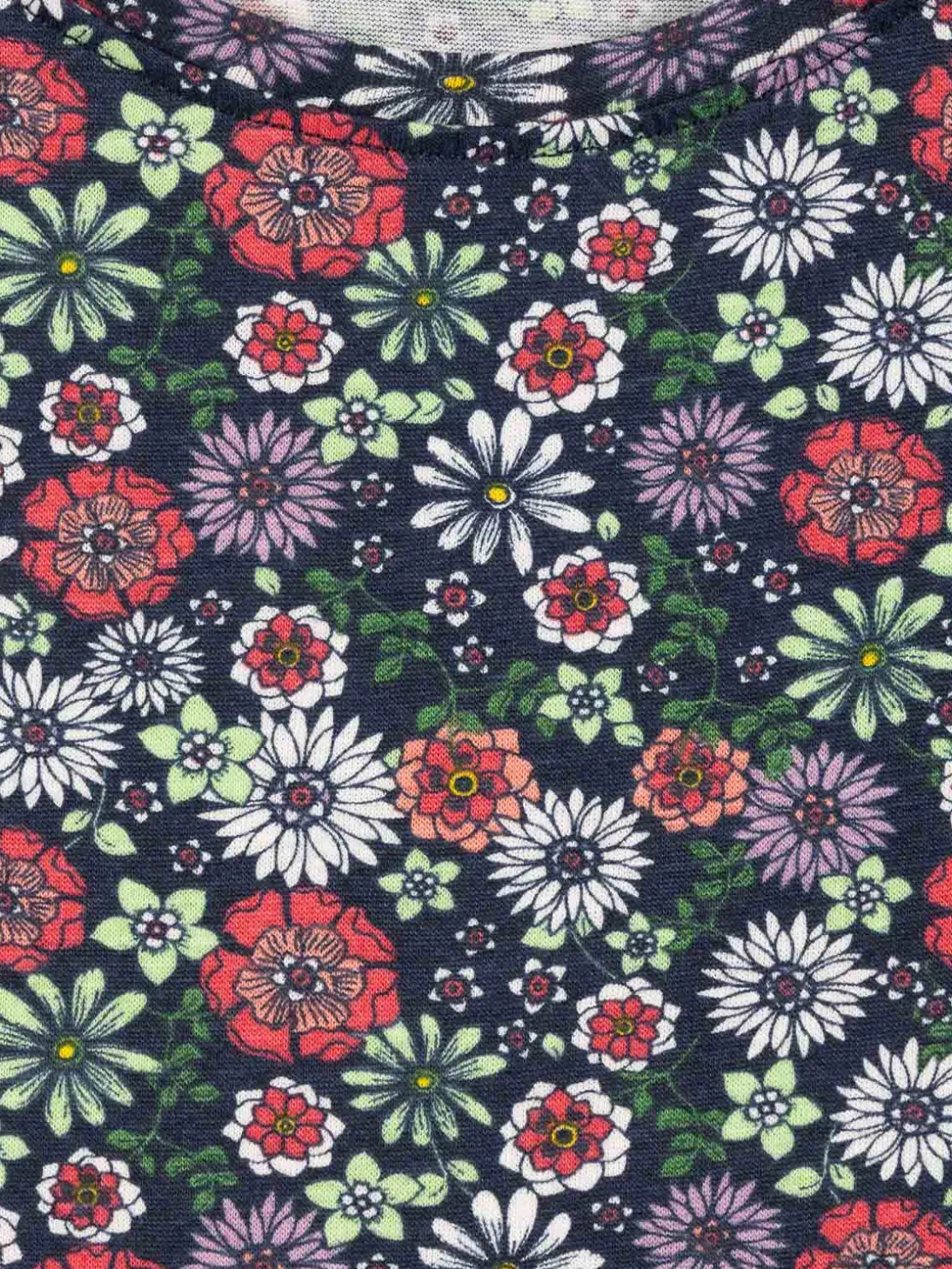 T-shirt motifs fleurs fille (3-12A)