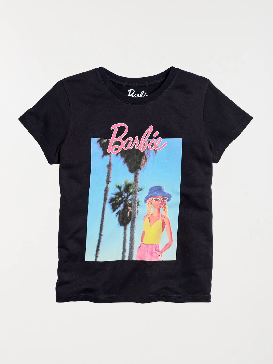 T-shirt noir Barbie femme