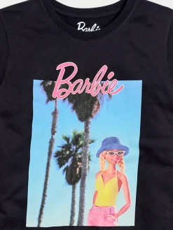 T-shirt noir Barbie femme