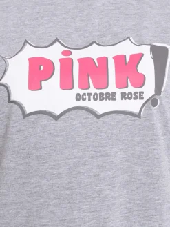 T-shirt octobre rose grande taille femme