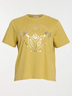 T-shirt olivette grande taille femme