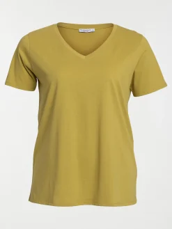 T-shirt olivette grande taille femme