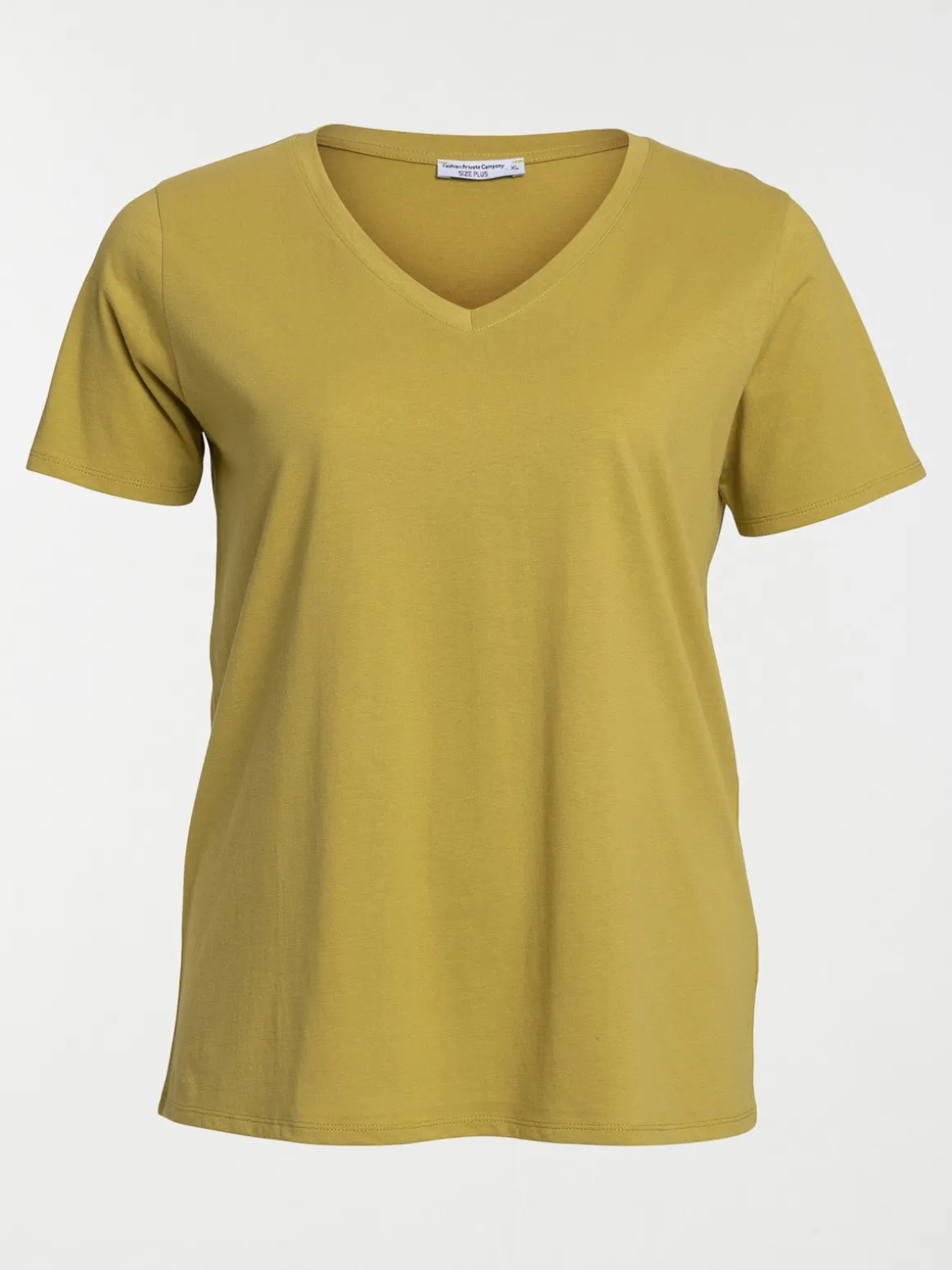 T-shirt olivette grande taille femme