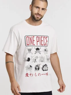 T-shirt One piece homme coloris craie