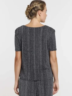 T-shirt pailleté femme