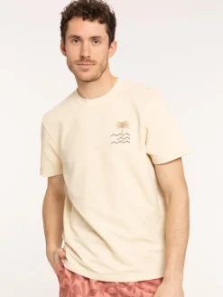 T-shirt palmier col rond homme