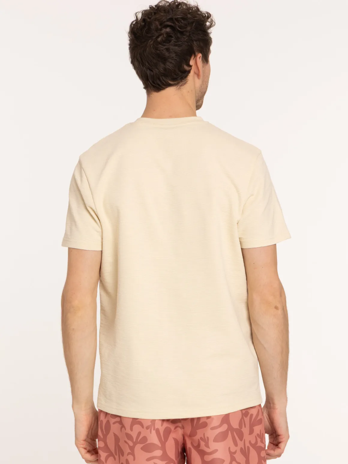 T-shirt palmier col rond homme