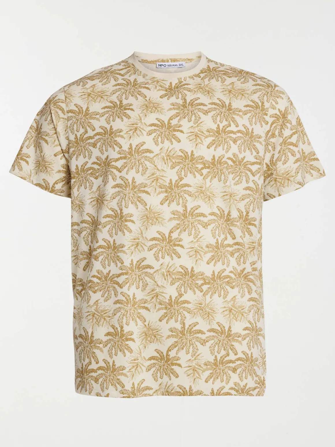 T-shirt palmier grande taille homme