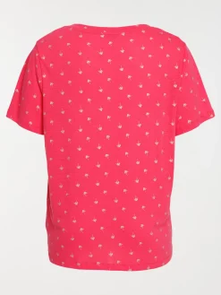 T-shirt palmier grande taille femme