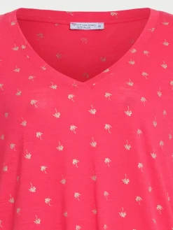 T-shirt palmier grande taille femme