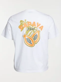 T-shirt papaya grande taille femme