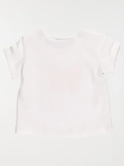 T-shirt papillon fille blanc (3-24M)