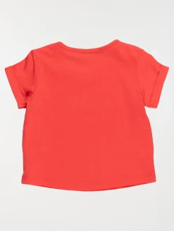 T-shirt papillon fille pastèque (3-24M)