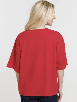 T-shirt Paris croissant café femme