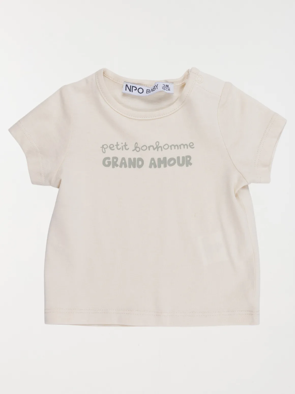 T-shirt petit bonhomme garçon (3-36M)