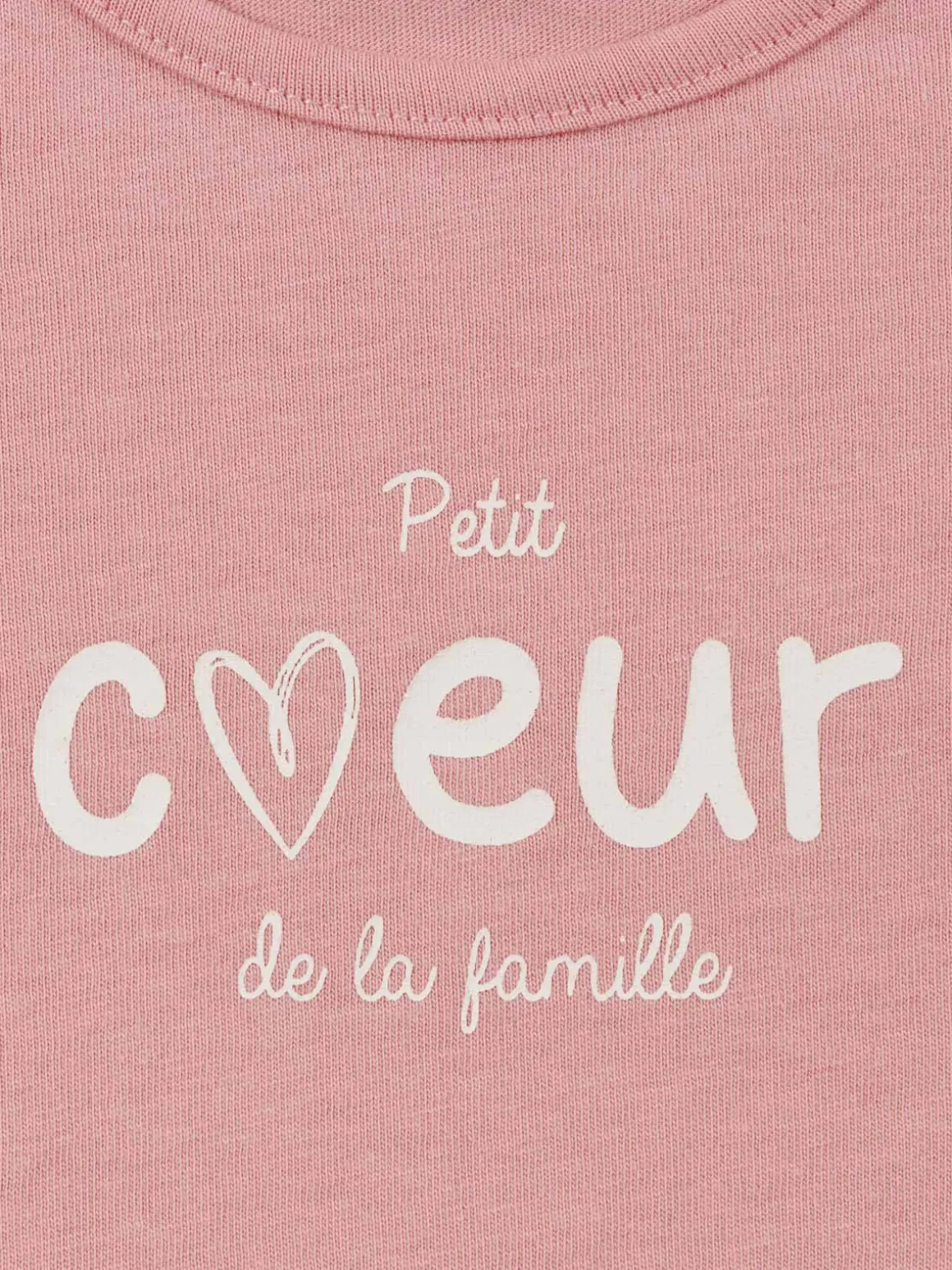 T-shirt petit coeur fille (3-36M)