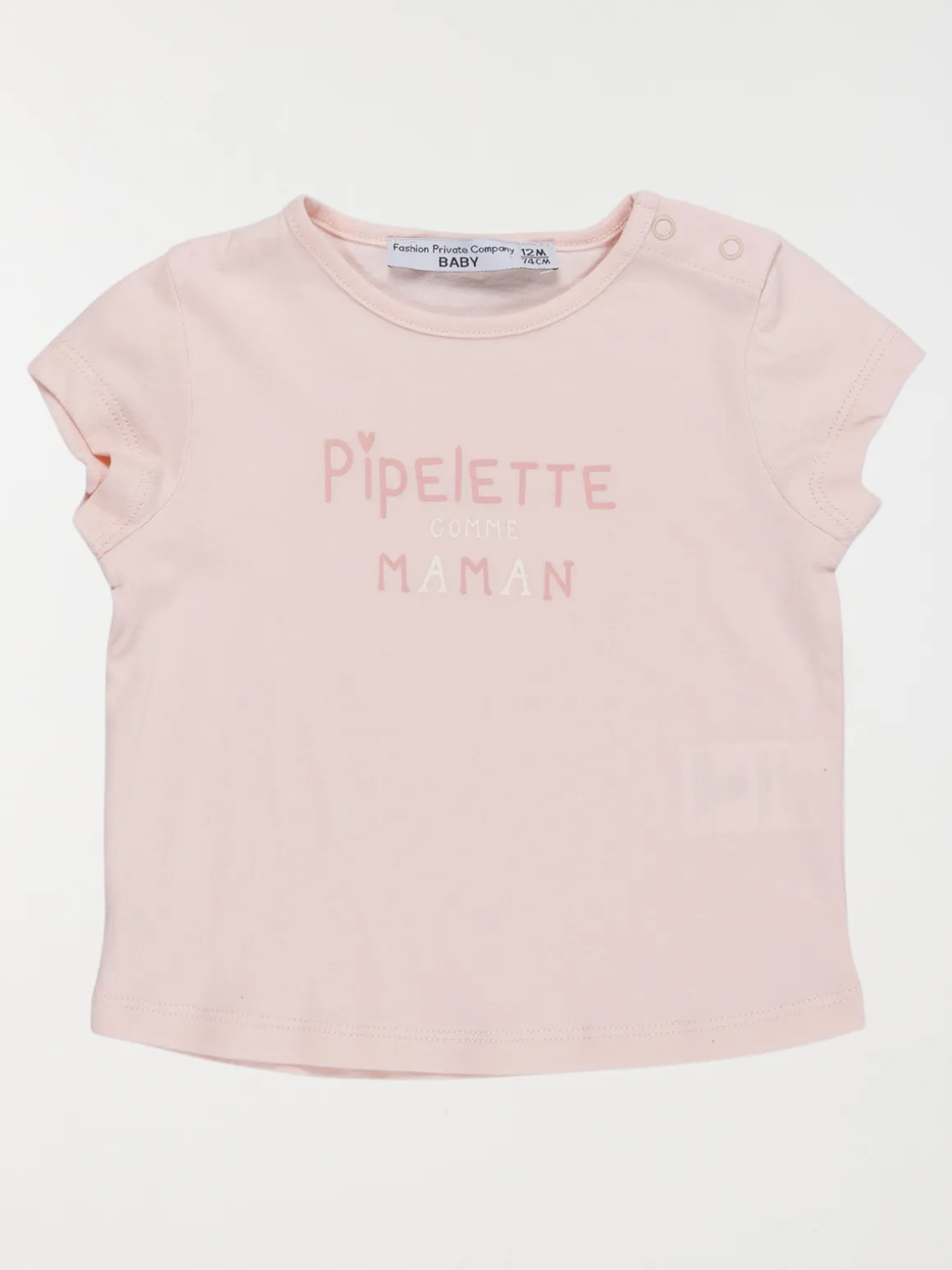 T-shirt pipelette fille (3-36M)