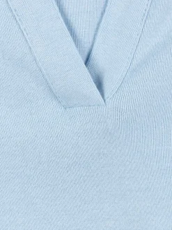 T-shirt polo bleu pâle fille (XXS-M)