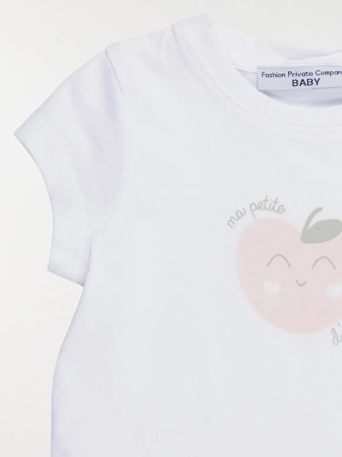 T-shirt pomme d'amour fille (3-36M)