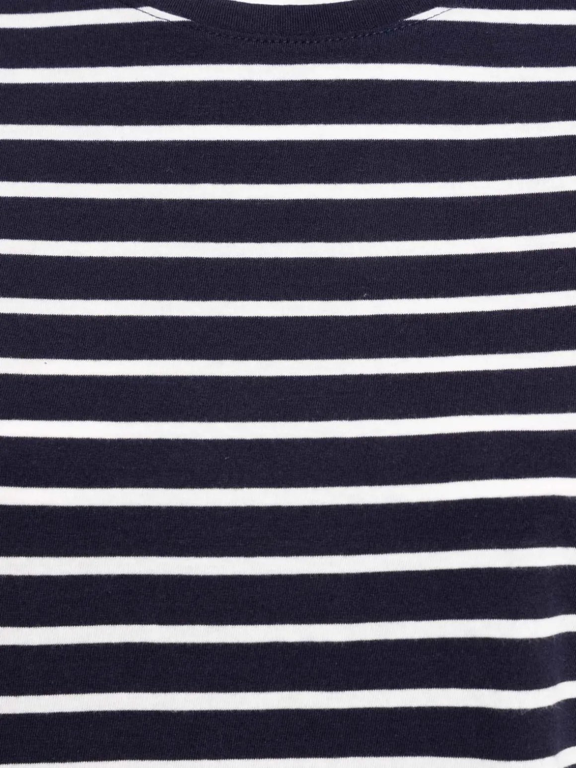 T-shirt rayé navy et écru femme