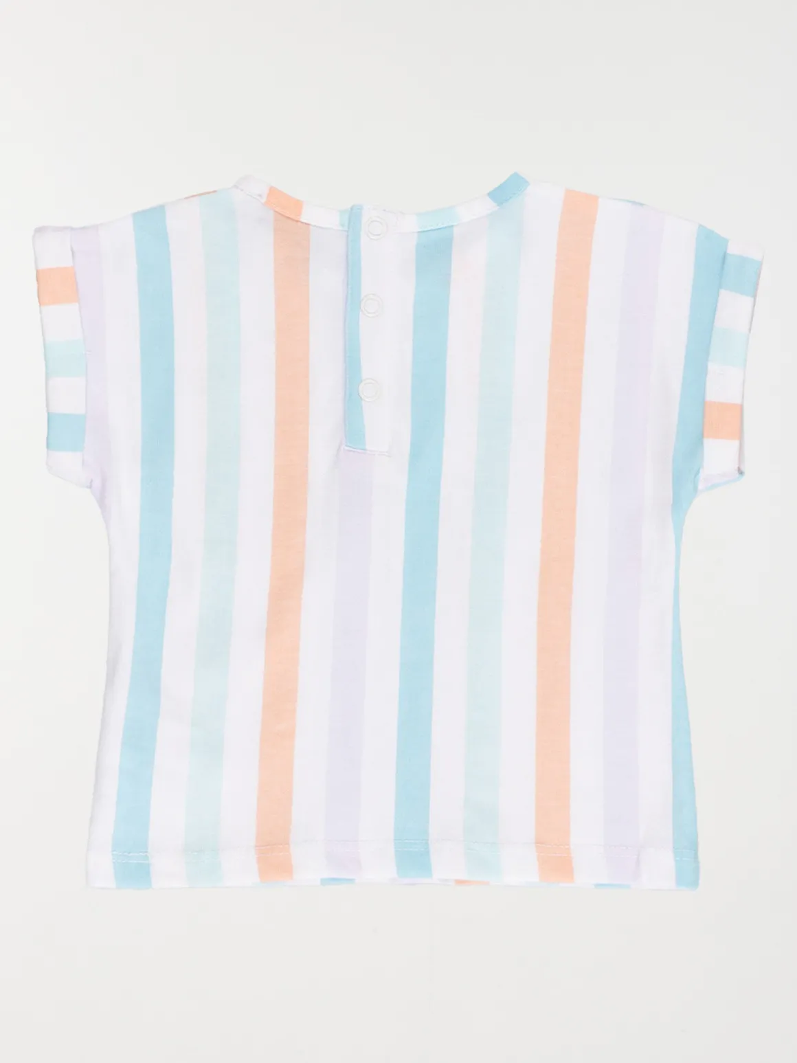 T-shirt rayure multicolore fille (3-36M)