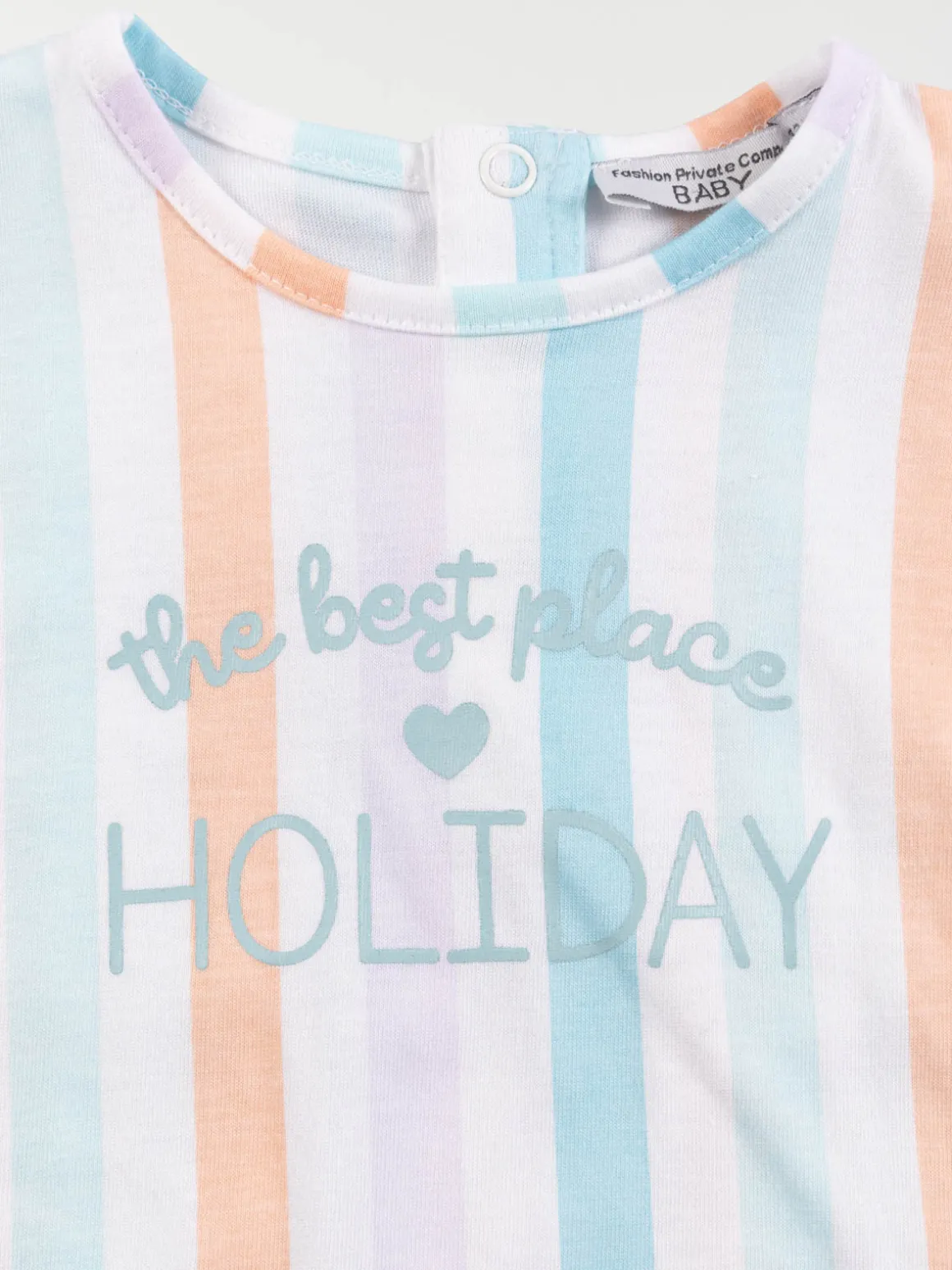 T-shirt rayure multicolore fille (3-36M)