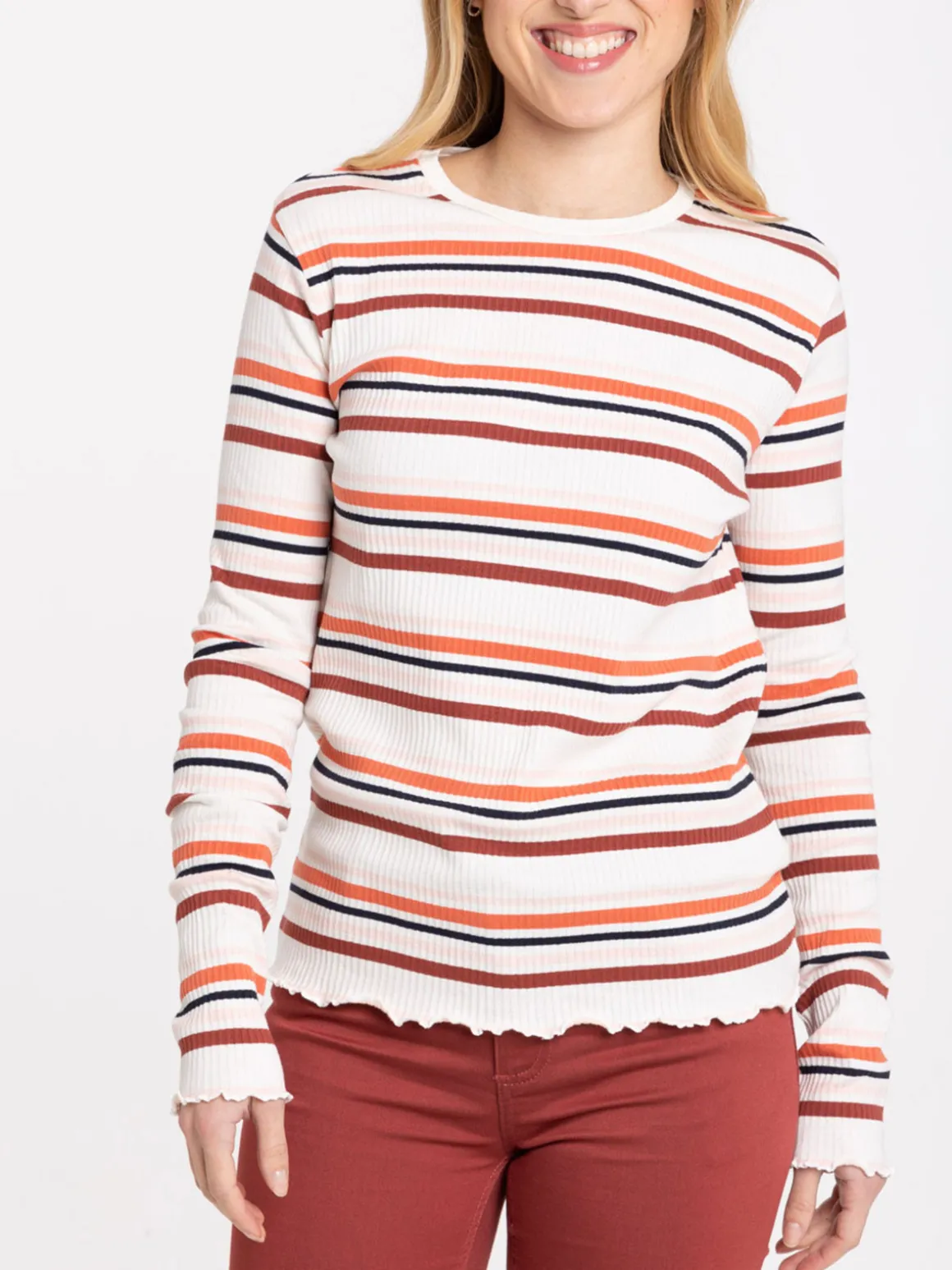 T-shirt rayures femme