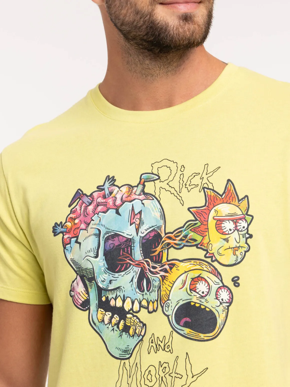 T-shirt Rick et Morty homme