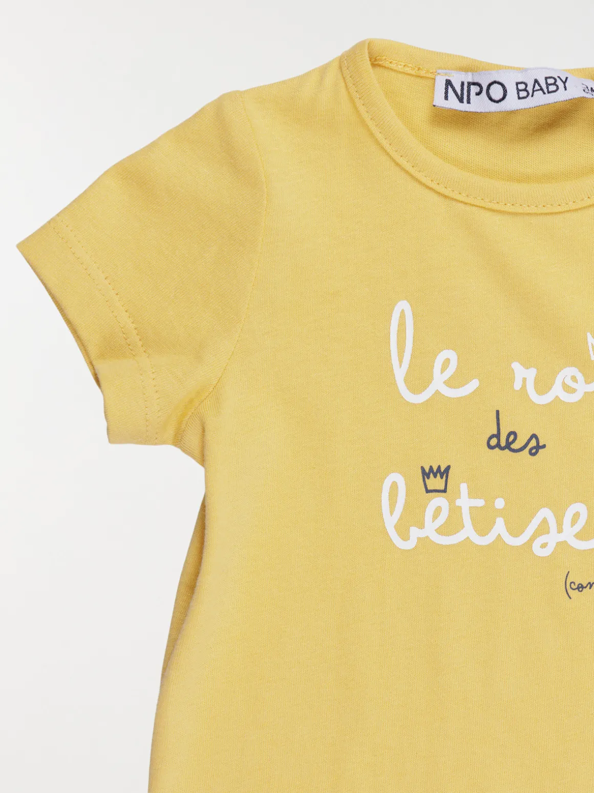 T-shirt roi des bêtises garçon (3-36M)