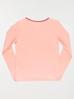 T-shirt rose imprimé fille (10-16A)