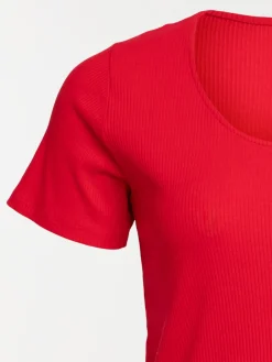 T-shirt rouge tango grande taille femme