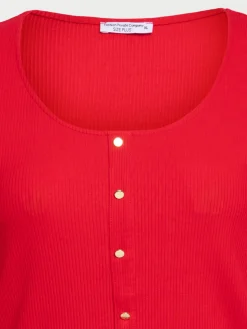 T-shirt rouge tango grande taille femme
