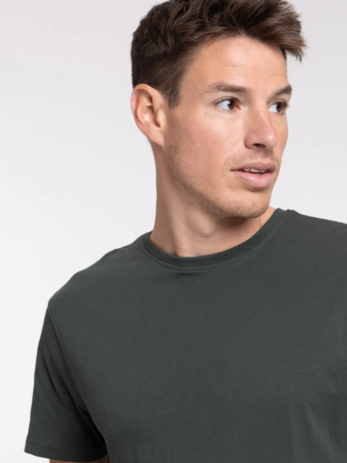 T-shirt slim fit coloris empire homme