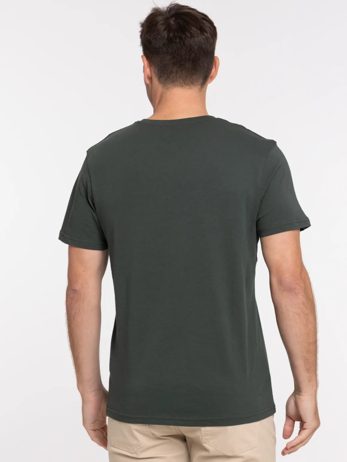 T-shirt slim fit coloris empire homme